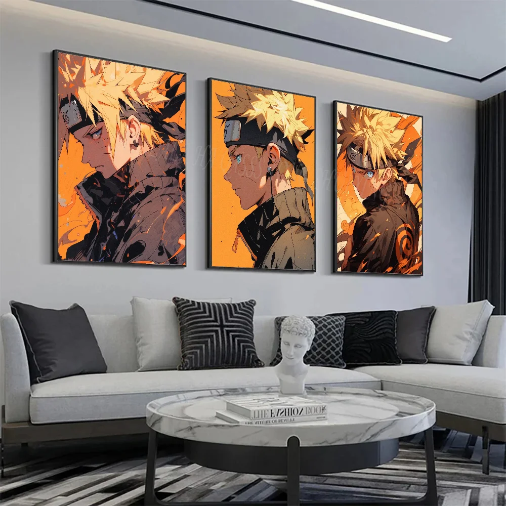 Uzumaki Naruto Anime Poster Wall Art Home Decor Room Decor Digital Painting Living Room Restaurant Kitchen Art