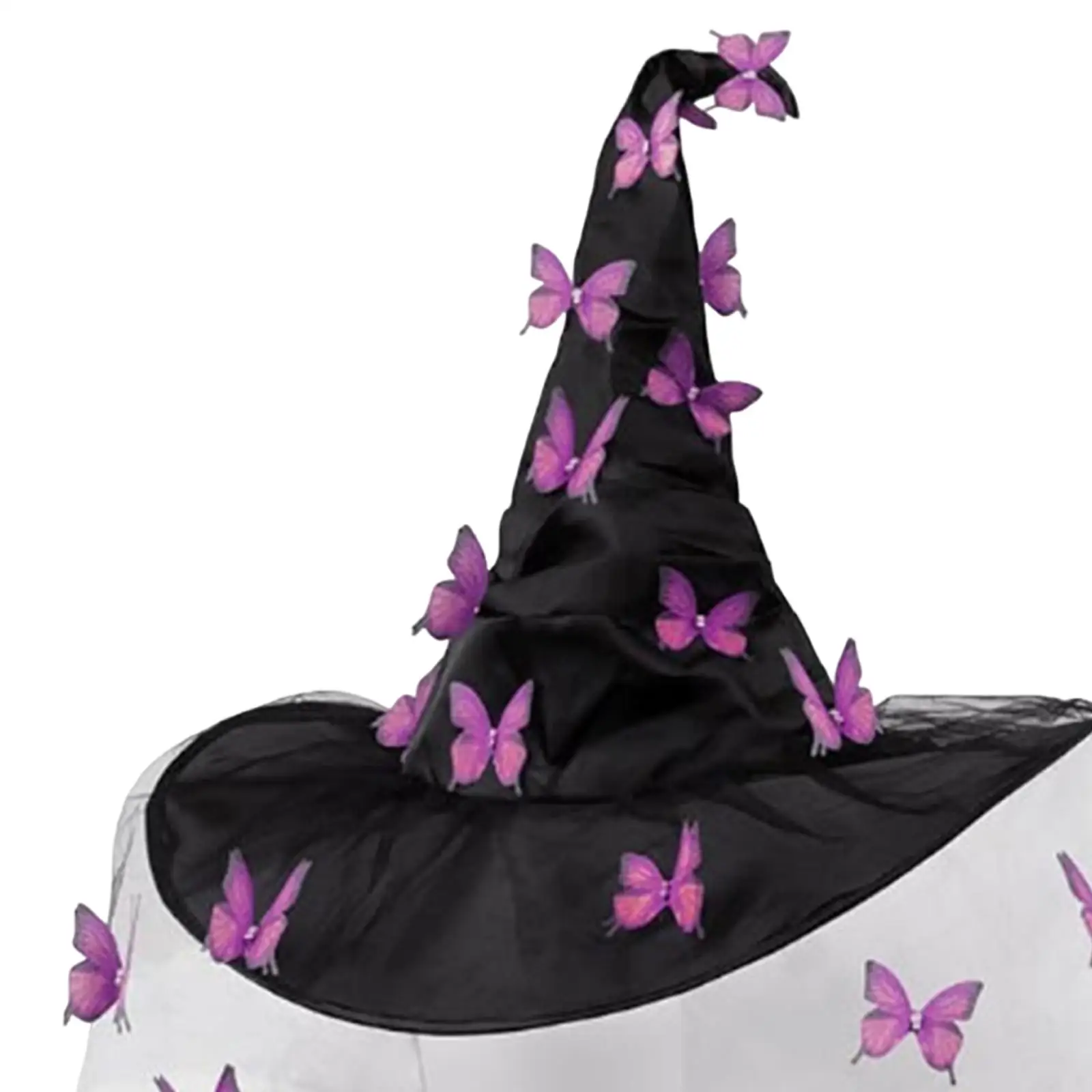 หมวกแม่มดฮาโลวีนตกแต่งอเนกประสงค์คอสเพลย์สําหรับการแสดงบนเวทีปาร์ตี้คลับ