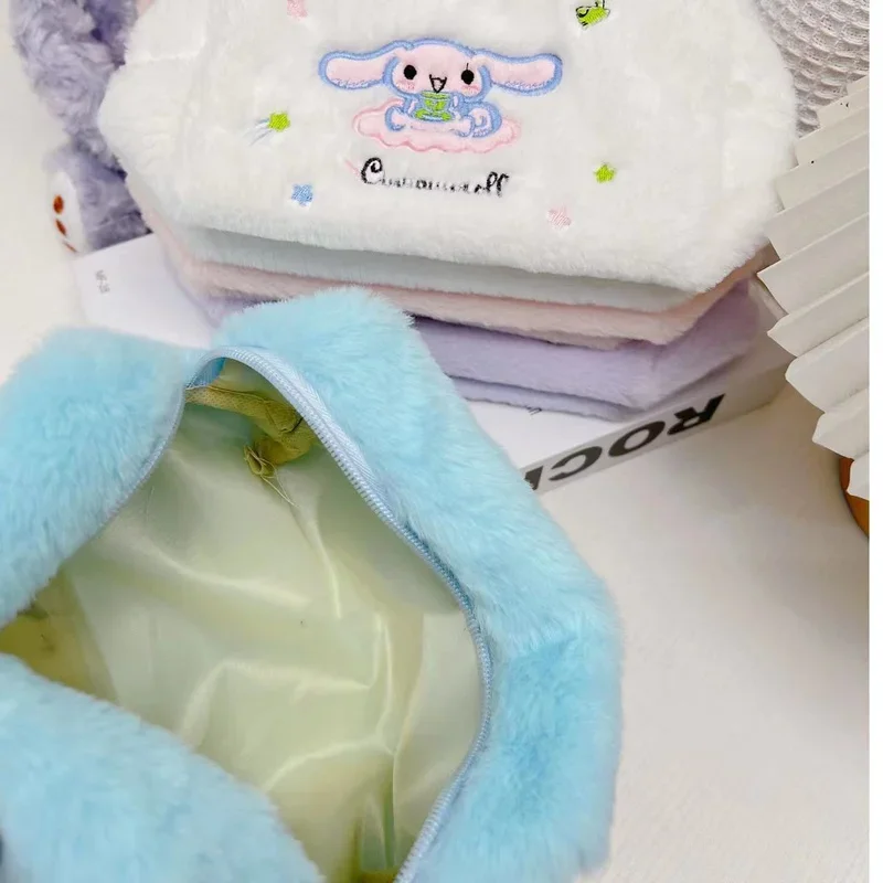 سانريو سينامورول بوشاكو مقلمة قطيفة كورومي ماي ميلودي سعة كبيرة حقيبة أقلام حافظة أقلام طالب اللوازم المدرسية القرطاسية #6