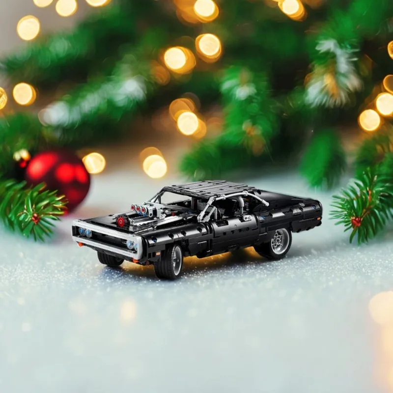 Technologie Lane Strange Charger Racing Bausteinmodell Spielzeug Fast and Furious Berühmtes Auto
