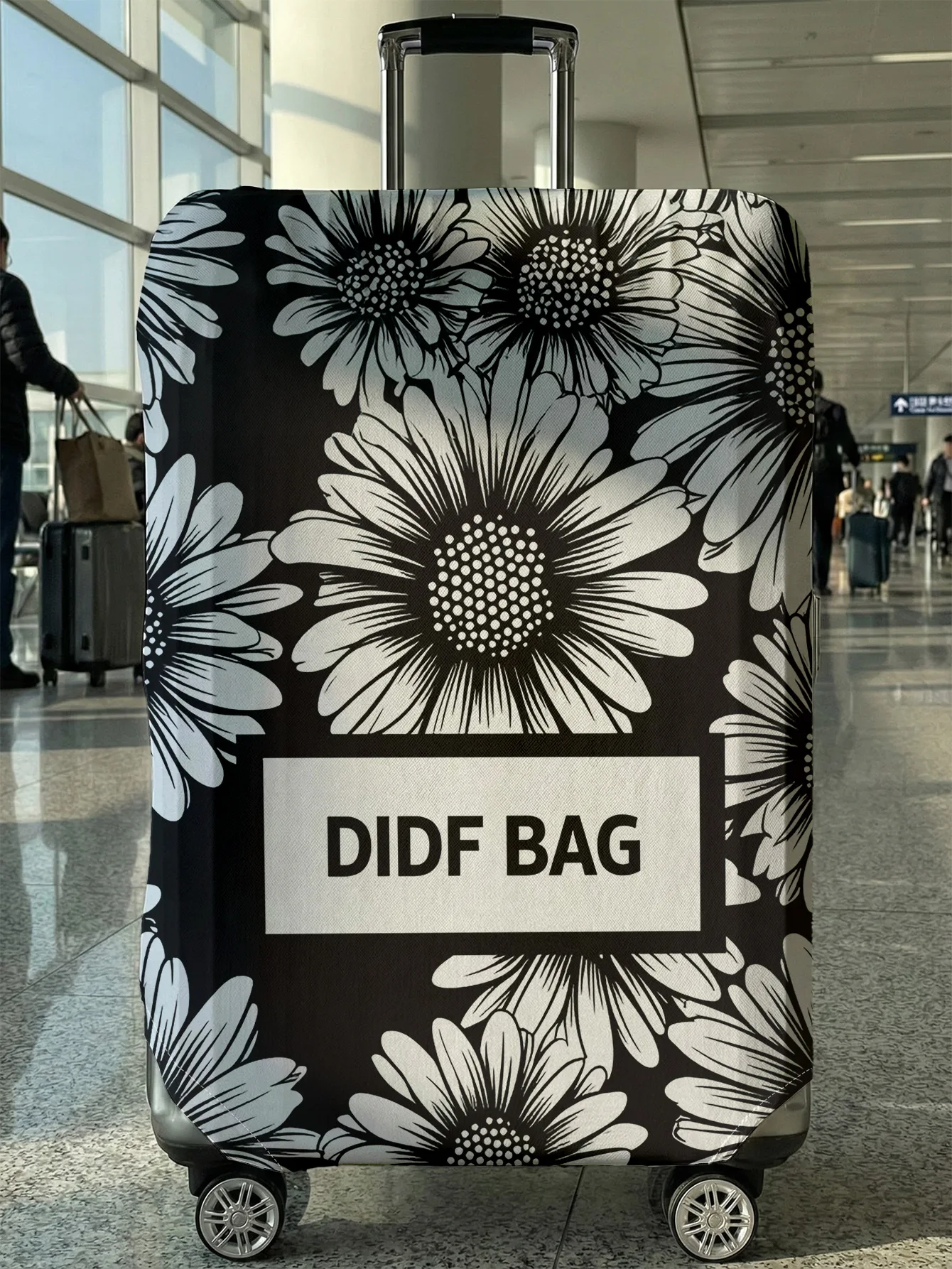 

Daisy Art Pop Luggage Protective Cover, suitable for 18-32 inch luggage cases, luggage handle gloves, travel accessories
