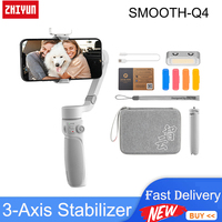 ZHIYUN Smooth Q4 Gimbal Smartphone 3-Axis Phone Gimbals Stabilizer for iPhone 13 pro max/Xiaomi/Huawei/Samsung VS DJI OM 5