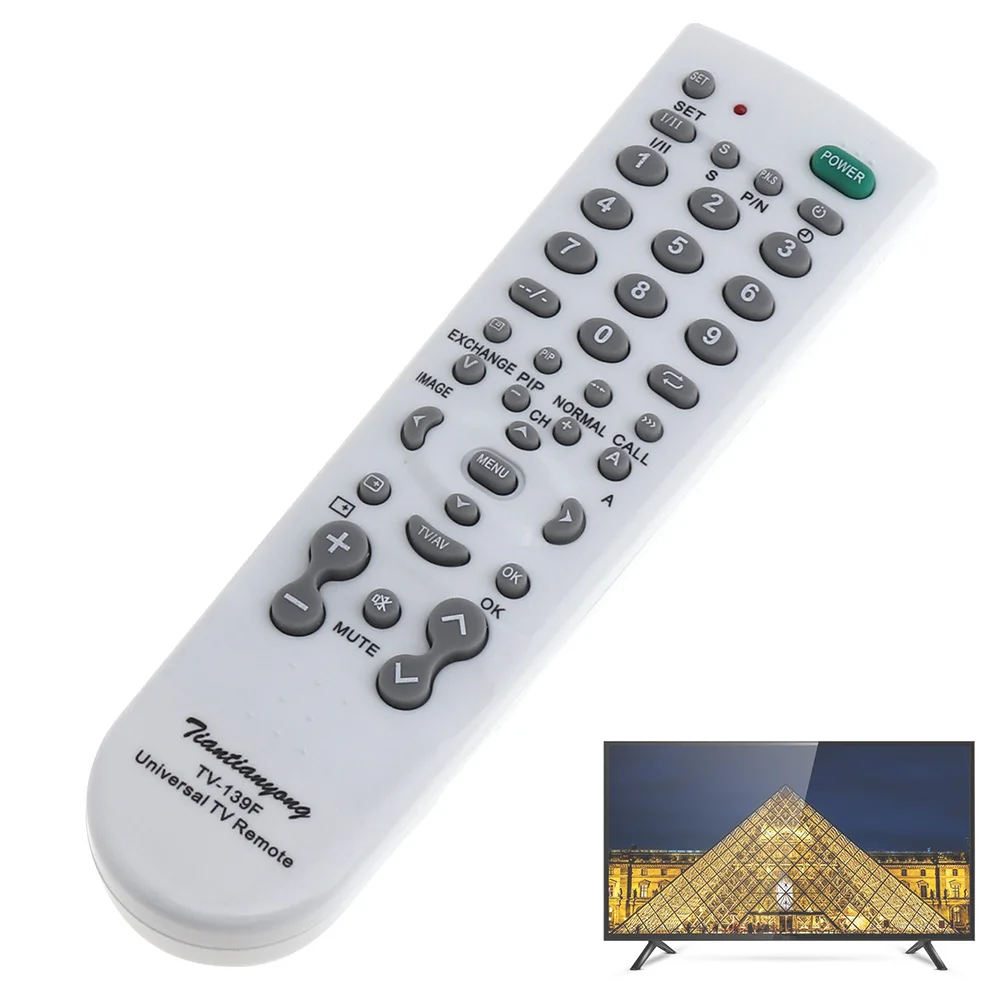 Universal IR TV Remote Control Controller with 15M Long Transmission Distance for TV-139F TV Smart LCD