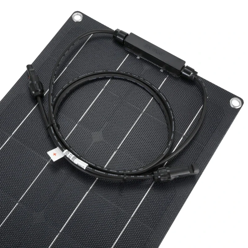 Imagem -06 - Painel Solar 300w 18v Etfe Kit de Sistema de Bateria de Célula de Placa Solar Monocristalina Flexível para Barco de Acampamento Marinho rv 1060x280 mm