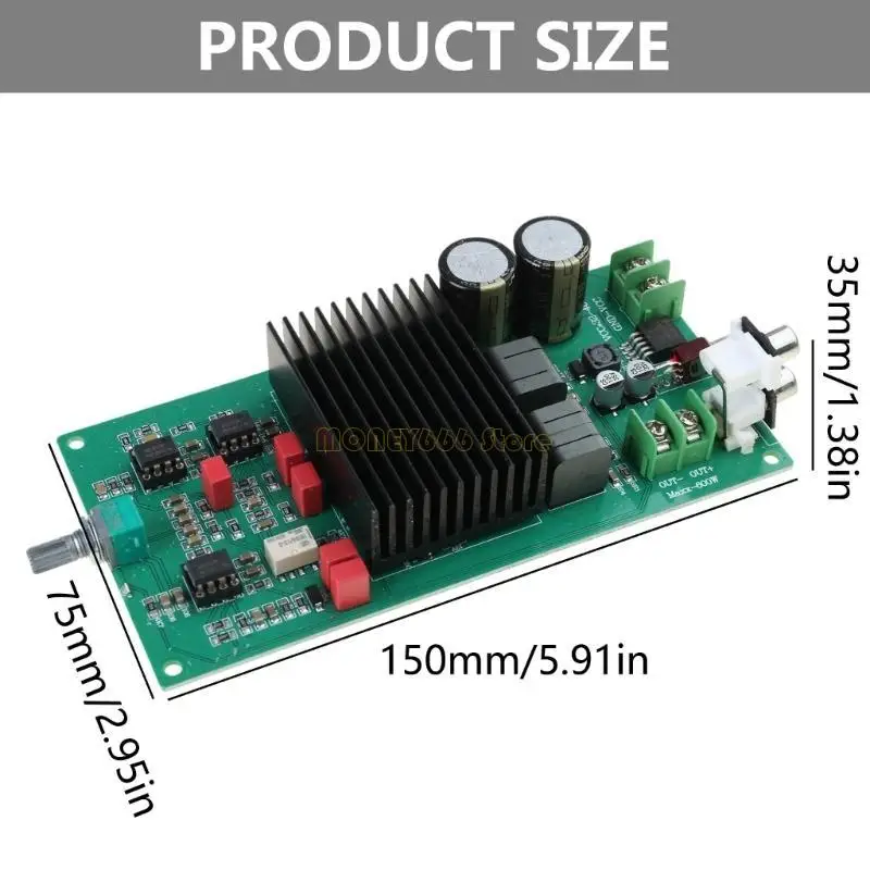 F62C 고성능 Class D 전력 증폭기 TPA3255 앰프 보드 600W 보드 서브 우퍼에 고전력 디지털