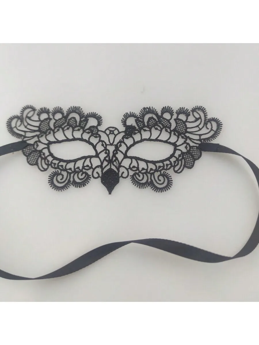 

Black Lace Masquerade Half Face Mask For Women Party Costume