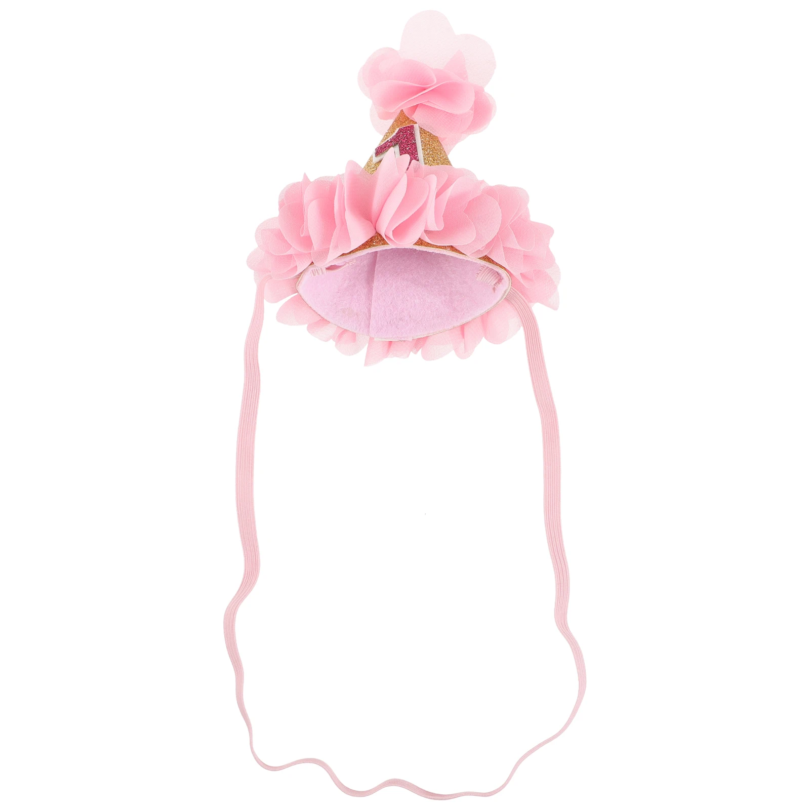 

Party Hats Pet Headgear Happy Birthday Dog Cosplay Headwear for Dogs Cats Pink