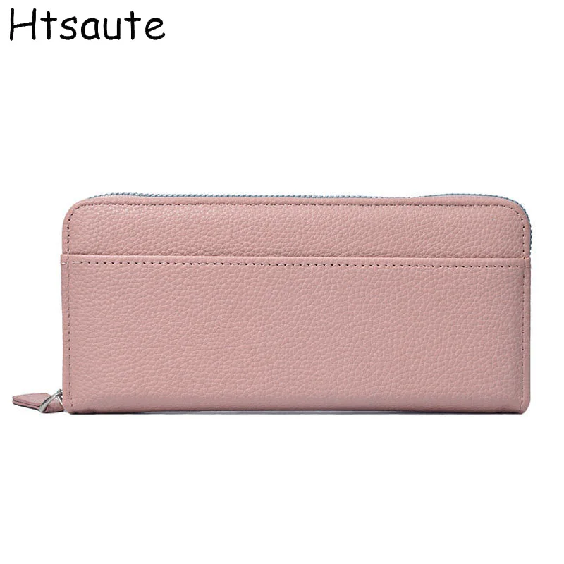

Hasp Fashion Women Long Wallets Zipper Coin Bags Top Quality Female Purse Coin Pocket Women's Detachable Card Clip