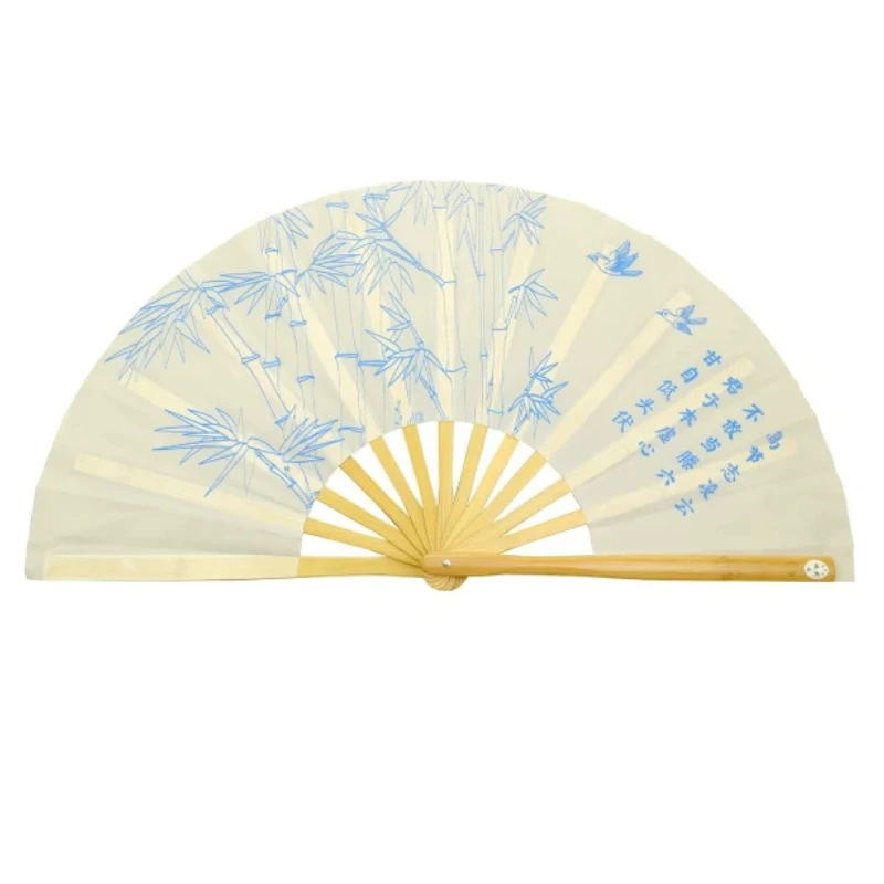 Ink Painting Tai Chi Kung Fu Fan Sound Fan Martial Arts Fitness Morning Exercise Competition Performance Fan Square Dancing