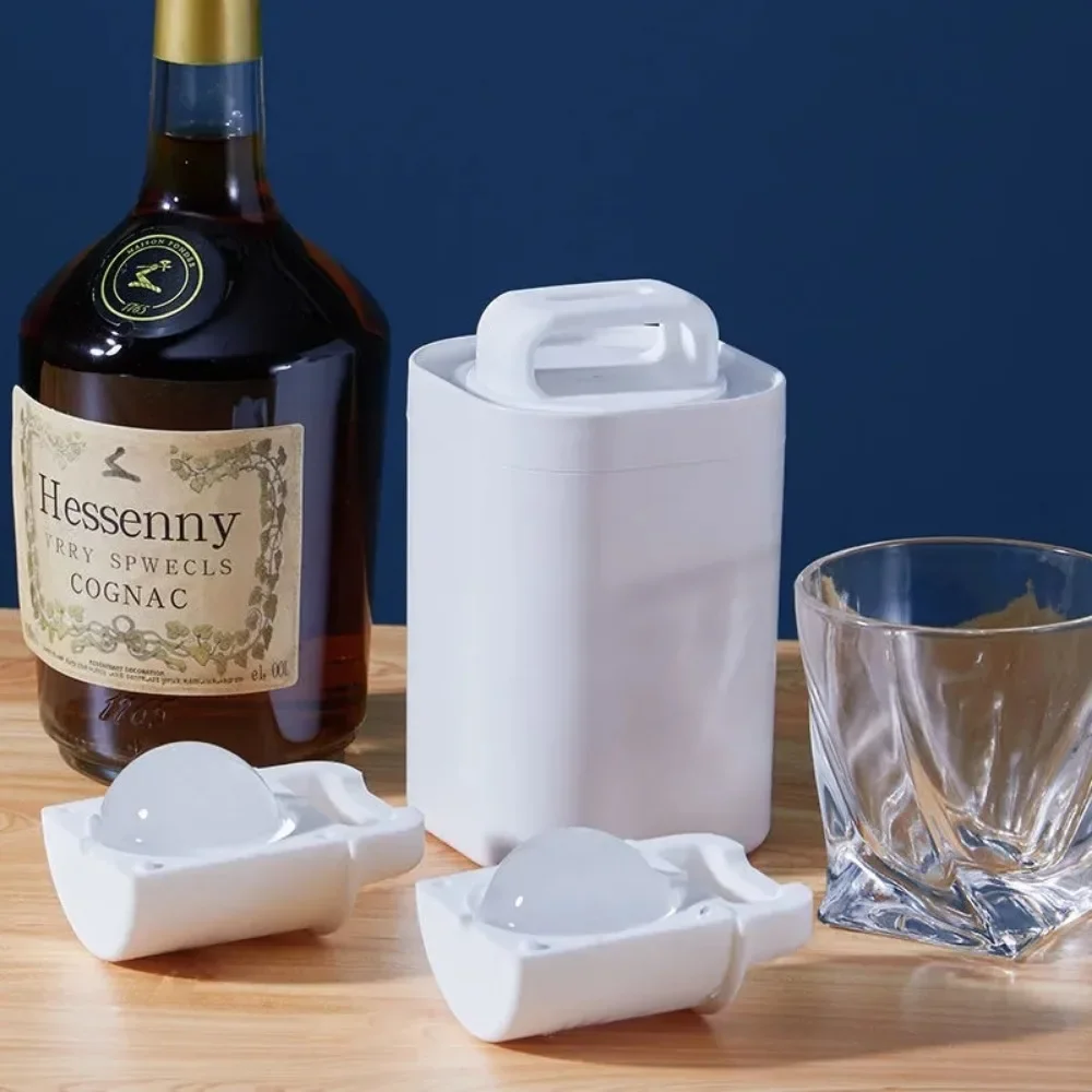 Ice Ball Mold Clear Whiskey Large No Bubbles Food Grade Ice Mold Large Round Ball Ice Tray