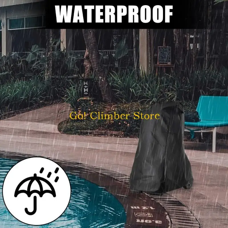 Q84C หุ่นยนต์สระว่ายน้ำ Caddies ฝาครอบน้ำยาทำความสะอาดน้ำป้องกันน้ำกลางแจ้งพร้อมด้ามจับ