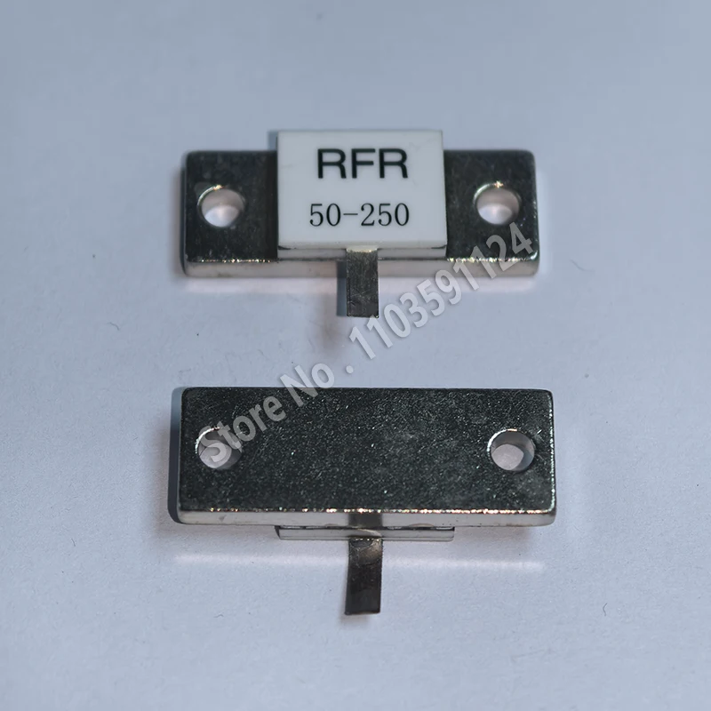 100% Nuevo y Original Resistencia de Carga Ficticia RFR-50-250 RFR 50-250 RFR50-250 250W 50R 250 Vatios 50 Ohmios DC-3GHz Conector de un Solo Pin 1 unidad/lote