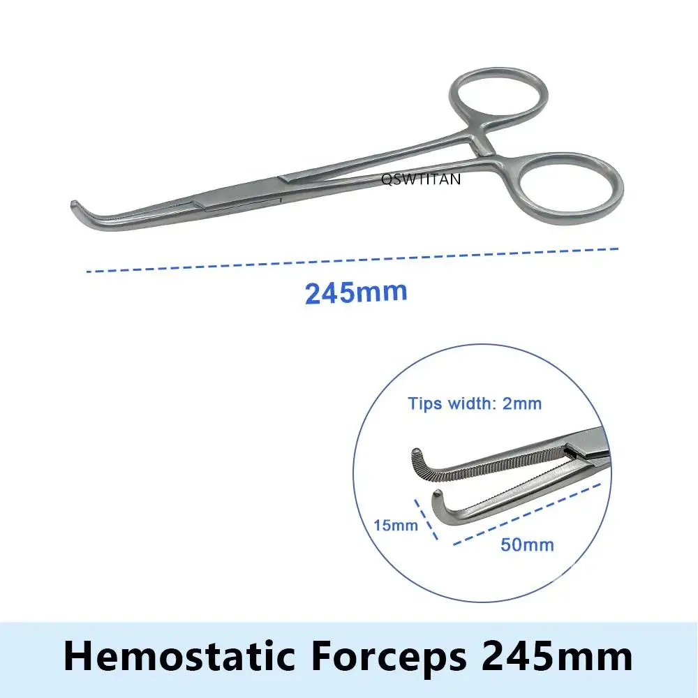 Kleszcze hemostatyczne ze stali nierdzewnej Zacisk na nerki 18/20/13,8/24,5 cm Kleszcze tętnicze Zaciski blokujące Narzędzie kosmetyczne 1 szt.