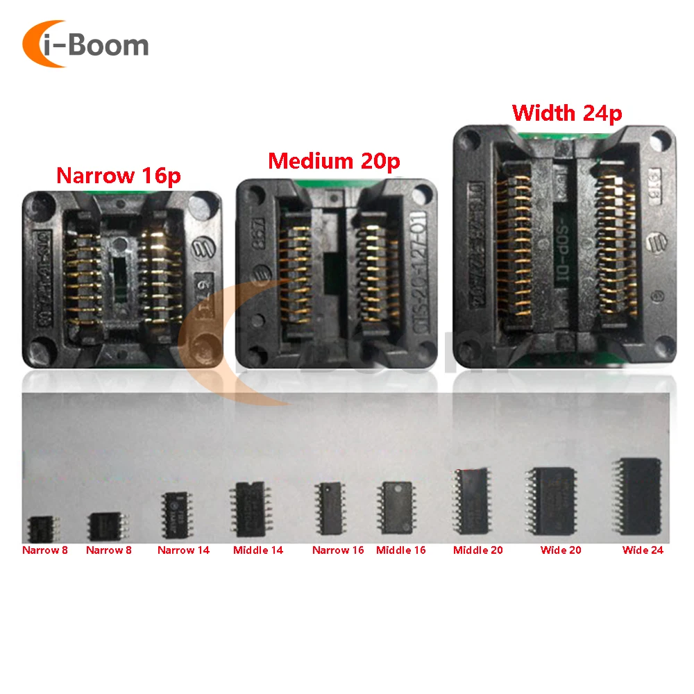 Imagem -04 - Mos Transistor Tester com Burn-in Holder Resistor de Diodo Inductor Verificador Automático Detector com 16pin 20pin 24pin