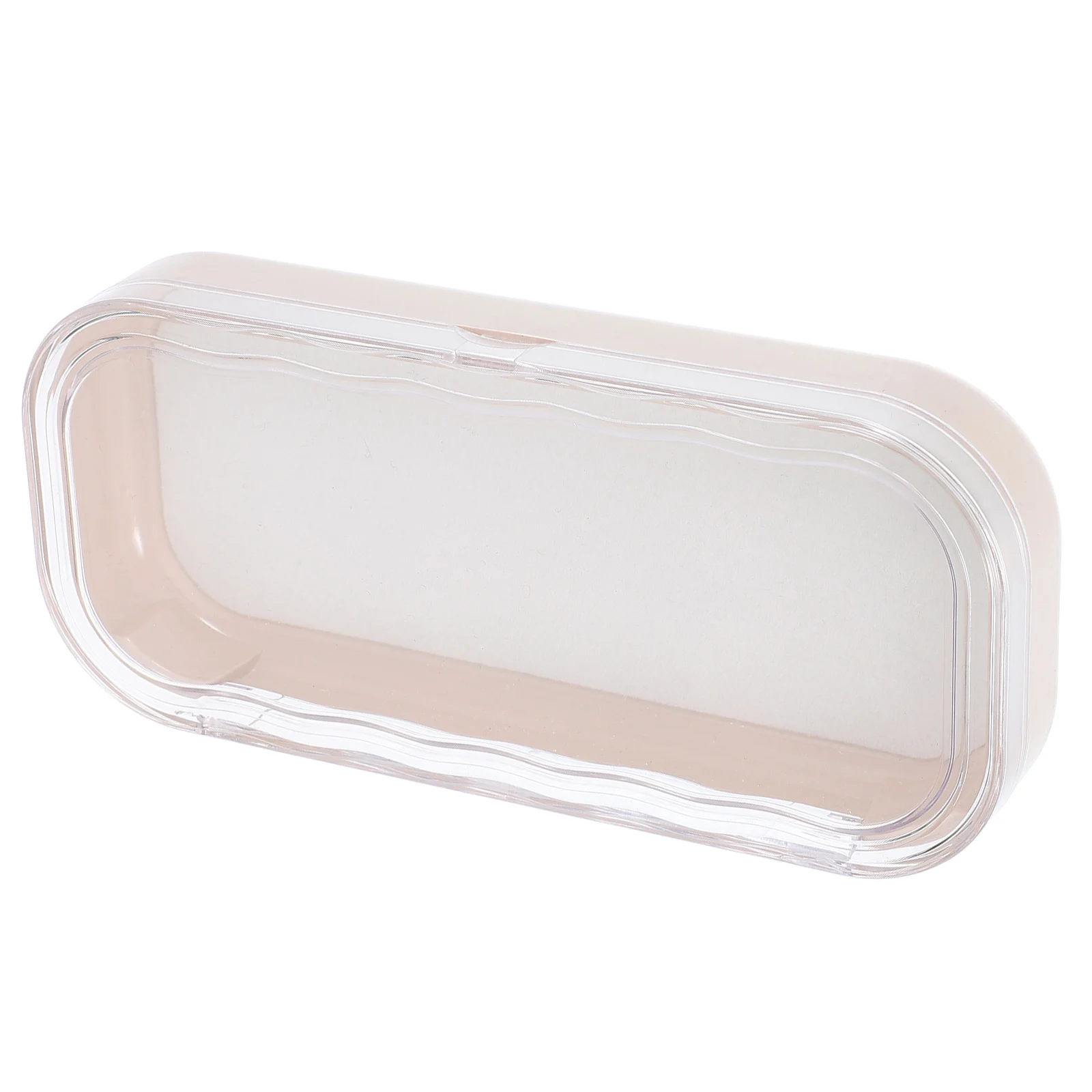 

Transparent Flip Glasses Box Clear Sunglasses Cases Organizer Cute Portable Folding Pp Plastic Holder Miss