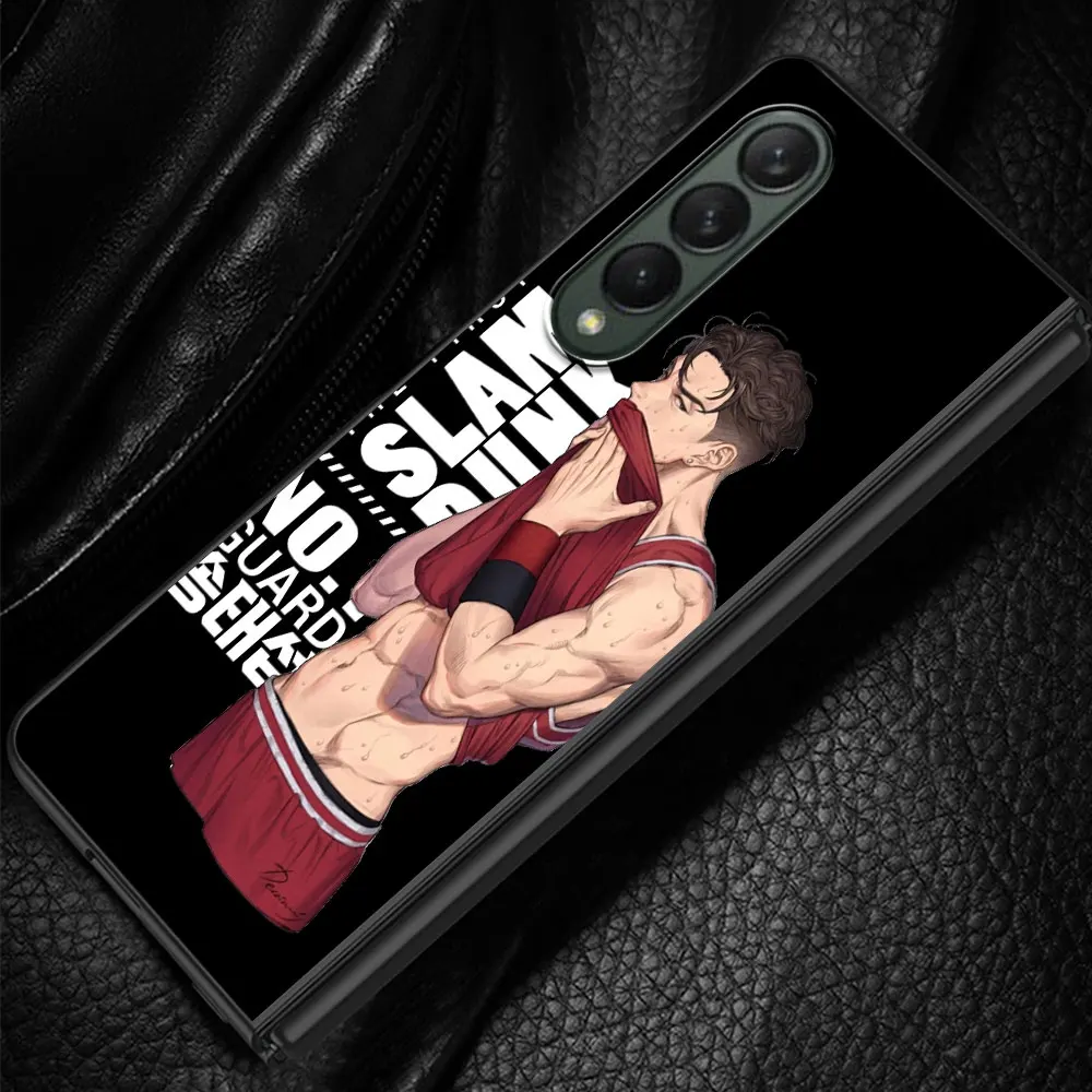 Protection Shockproof Slam Dunk cool Case for Samsung Galaxy Z Fold5 Z Fold3 ZFold3 ZFold4 5G Z Fold4 Black Cases Cover