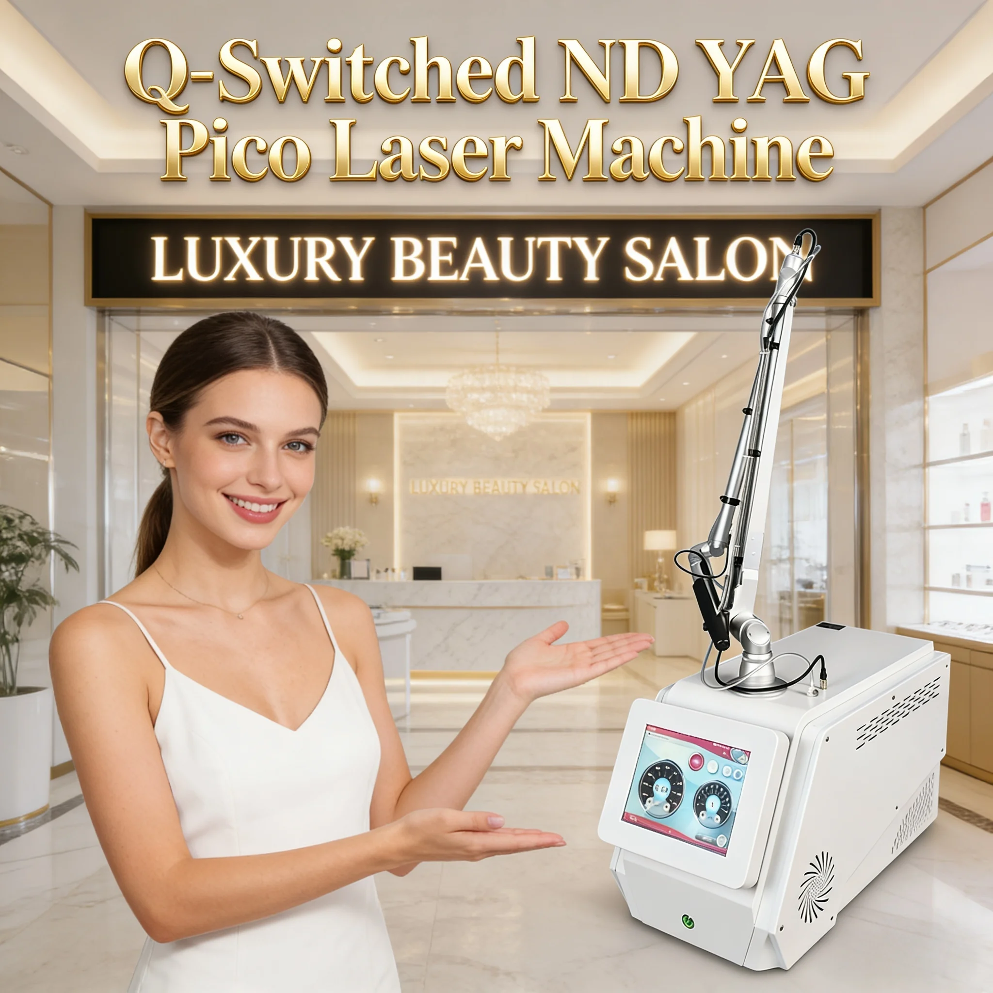 2026 Laser Picosecond Tattoo Fast Removal Portable Equipment 532 755 1064nm Picosecond Laser Tattoo Removal Machine Price