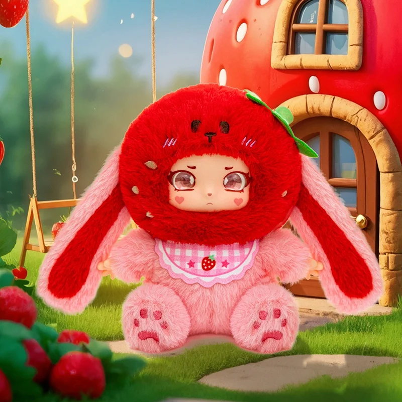 ผลไม้น่ารัก Sweetheart Party ของเล่นตุ๊กตาไวนิลยอดนิยมตุ๊กตาสตรอเบอร์รี่ Apple Pear ตุ๊กตาเด็ก Creative Back to School อะนิเมะของขวัญ