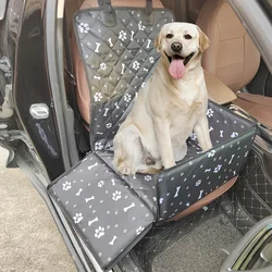 Print Pet Dog Carrier Car Seat Cover Carry Cat Puppy Bag Car Travel Folding Hammock Waterproof Dogs Basket Pet Carriers