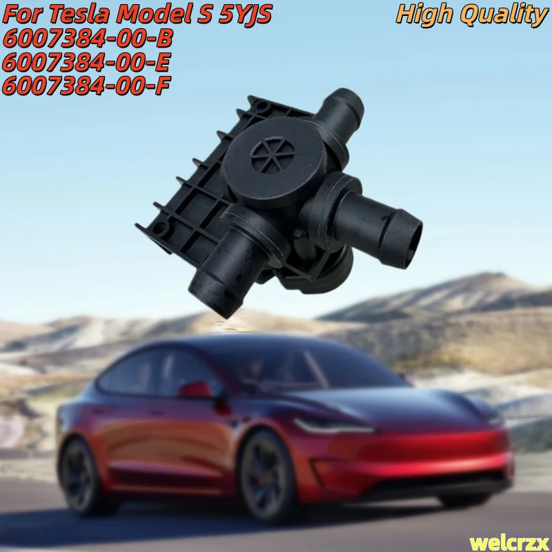 

6007384-00-B 6007384-00-E 6007384-00-F For Tesla Model S 5YJS Electric Heater Coolant Control Solenoid Valve Pump 3 Way Valve