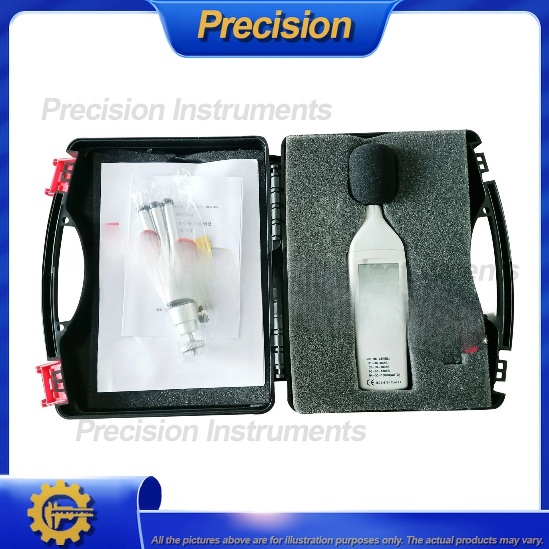 2026 مقياس مستوى الصوت الرقمي مع وظيفة تخزين البيانات للكشف عن الضوضاء الصناعية والمراقبة البيئية عالية الدقة #6