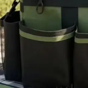 Portable Cleaning Caddy With Shoulder Strap, Multi-Use Storage Bag For Outdoor Picnics And  Pool Cleaning Tools