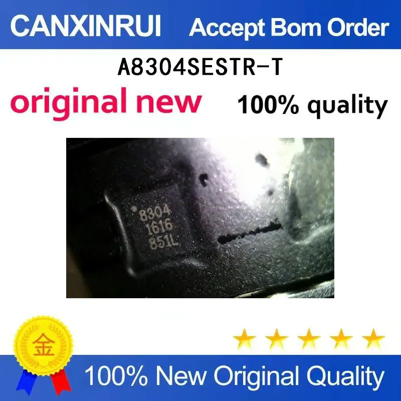 (5-100 Pieces) Brand new original A8304SESTR-T silk screen 8304 QFN6 packaged power and control regulator
