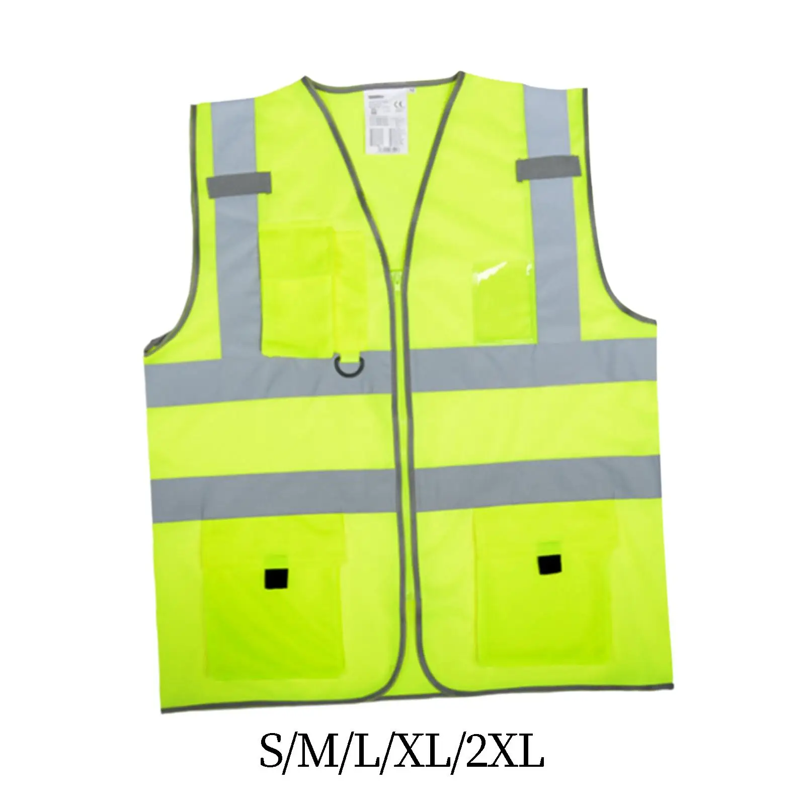 Reflective Vest. Construction Gear. Comfortable. Engineer Vest. Reflective Jacket for Workers Engineering Running Sports