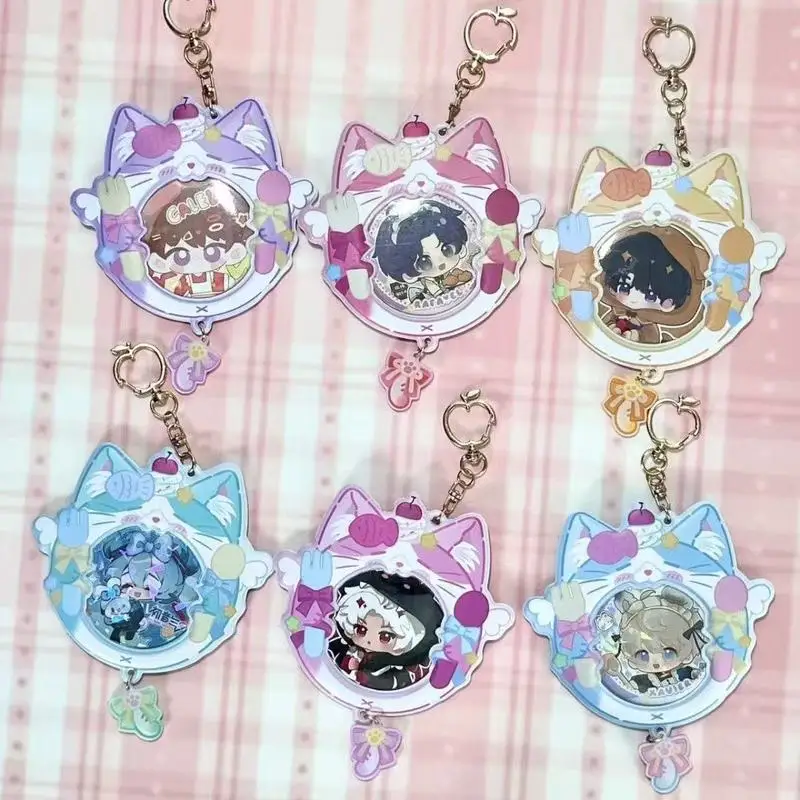 

Защитный чехол из ПВХ с милым котом, 58 мм, значок с зерном, дисплей для хранения, боль в упаковке, подвеска, идеально подходит для украшения Acg и игрушек, хобби