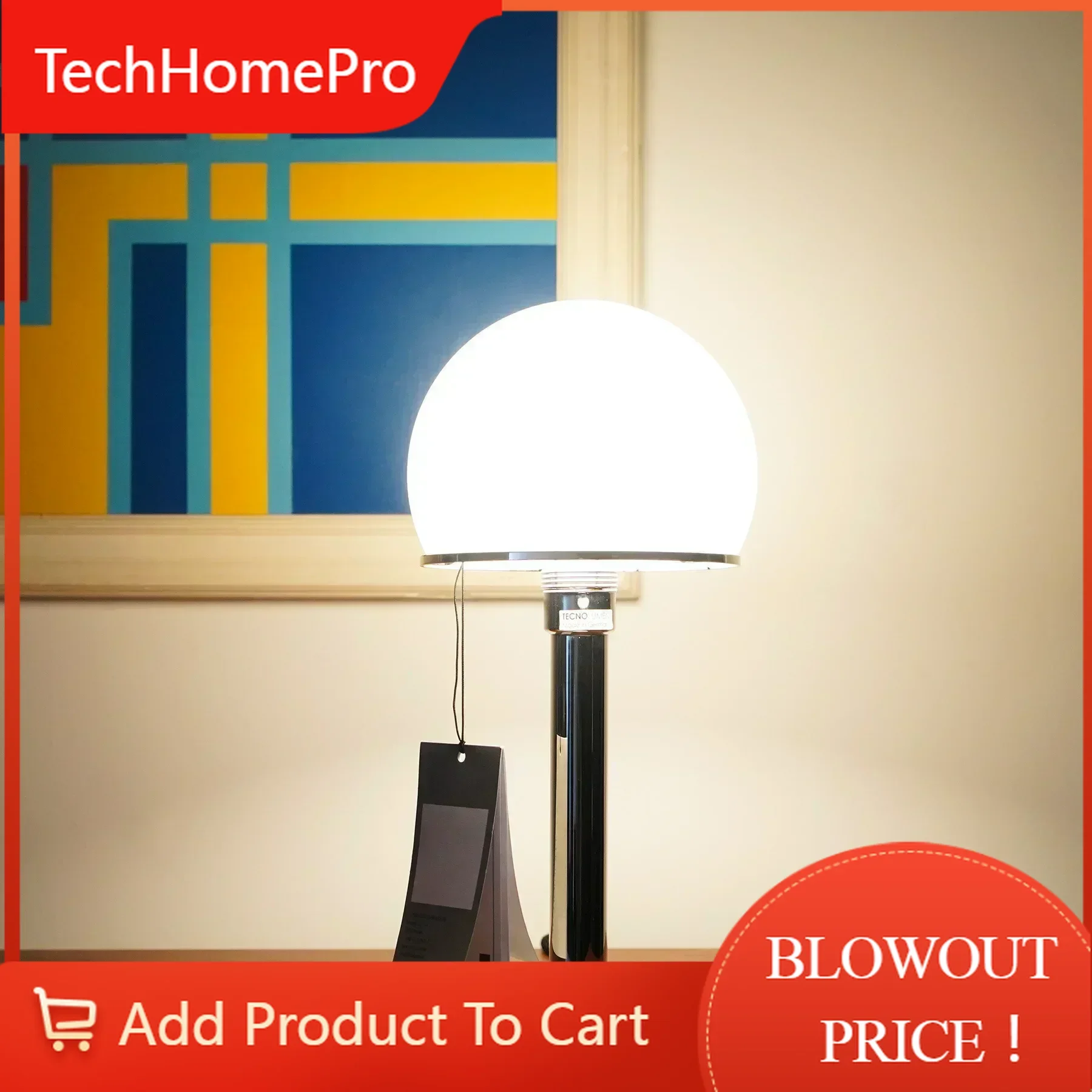 TechHPModern Minimalist LED Floor Lamp Nordic Danish Personality Retro Bedroom Lamp Industrial Style