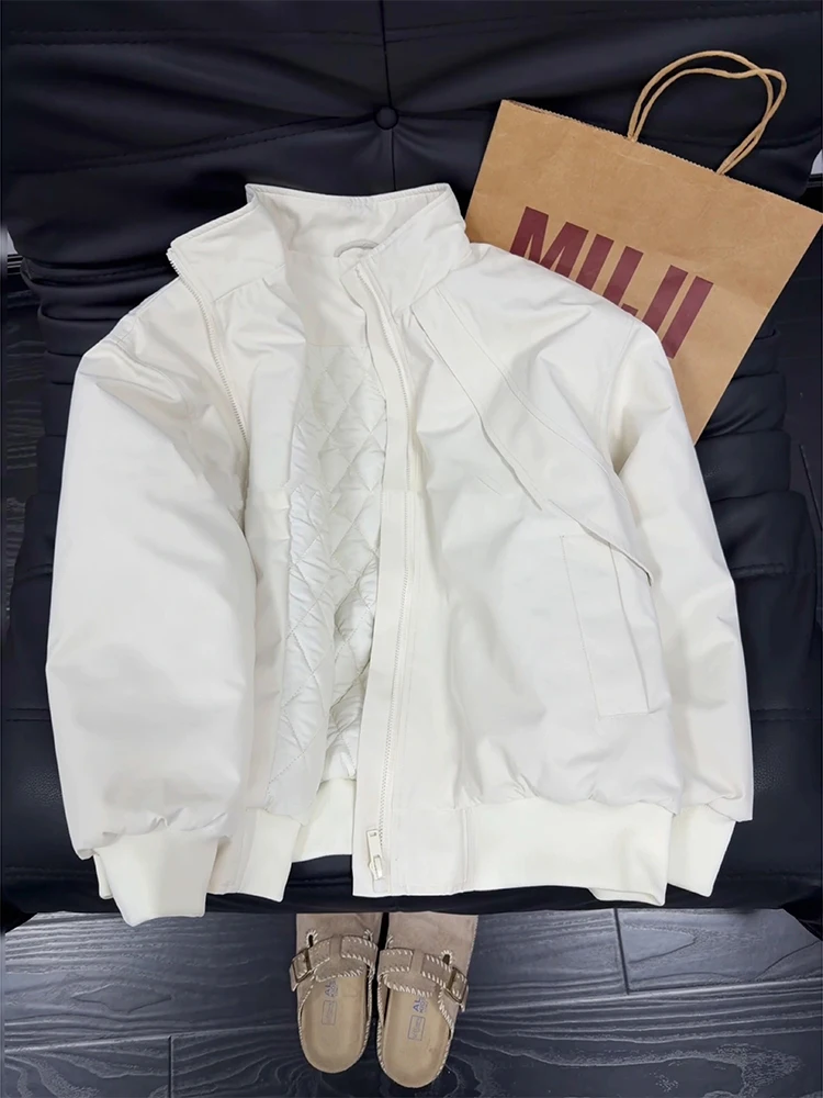 

Мужская хлопковая куртка Cleanfit с воротником-стойкой, уличная зимняя бейсбольная одежда, рабочая одежда свободного покроя, молодежная повседневная мода