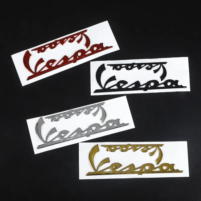 Image of 3D PVC Motorrad-Emblem Aufkleber Kraftstofftank Rad-Dekor Sticker für Vespa LX150 LX LXV S 125 Roller DIY Zubehör