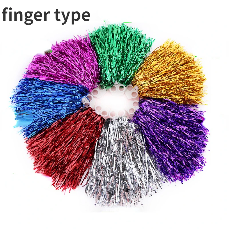 Cheerleading Team Pom Poms Ball Cheerleading Hands Flower Hand Shake Cheerleading Games Birthday Wedding Celebration Supplies