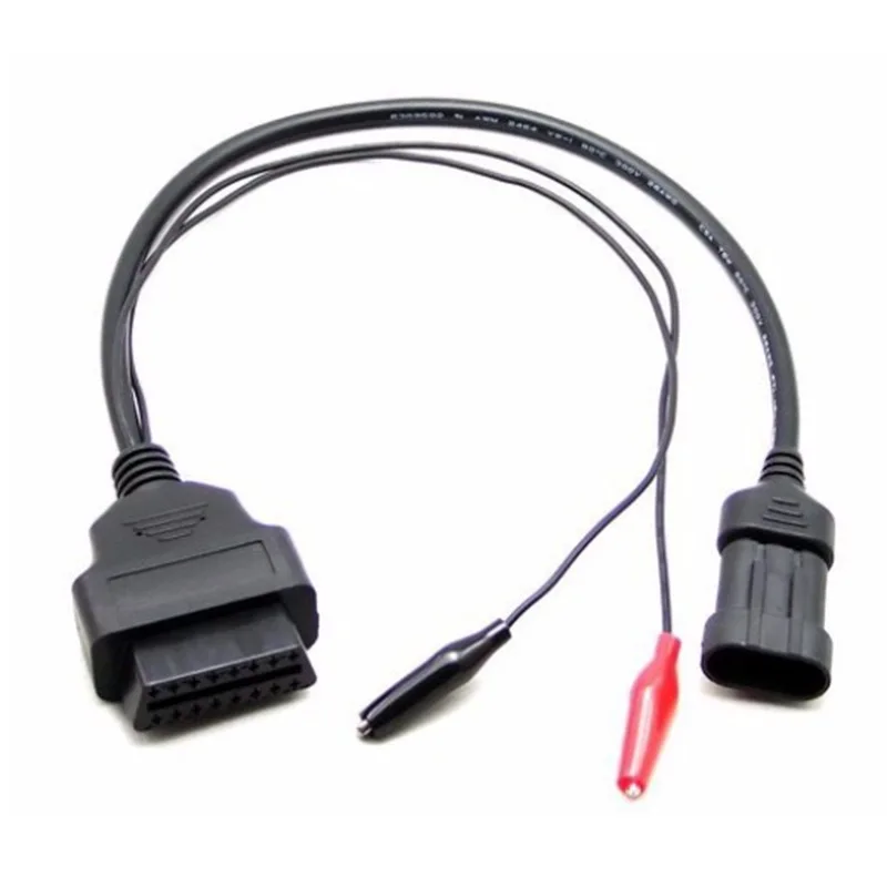 Per Fiat/Alfa/Lancia 3 Pin a 16 Pin OBD OBD2 Adattatore del Connettore Auto Cavo Per Fiat 3pin Cavo Diagnostico Femmina