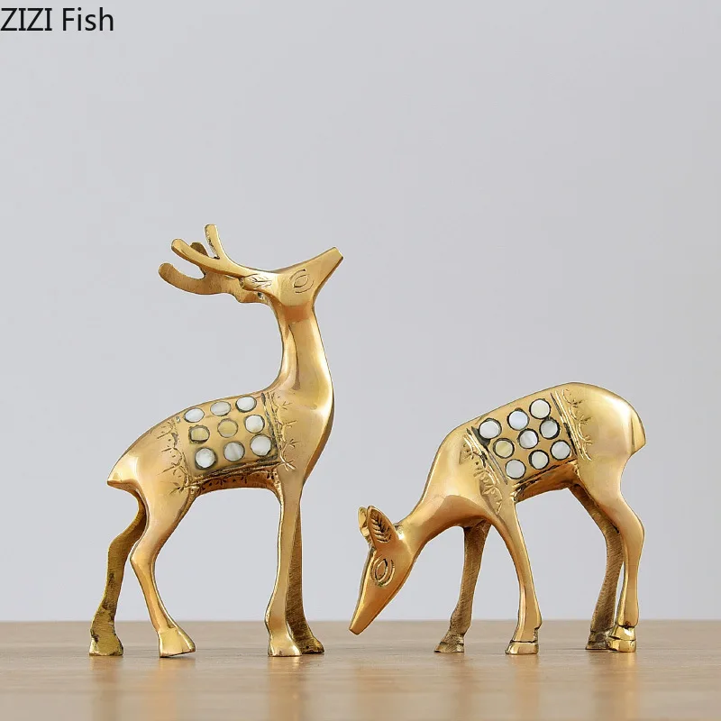 ornamento-di-coppia-di-cervi-in-rame-puro-scultura-animale-in-metallo-statua-da-tavolo-artigianato-decorativo-statuette-regali