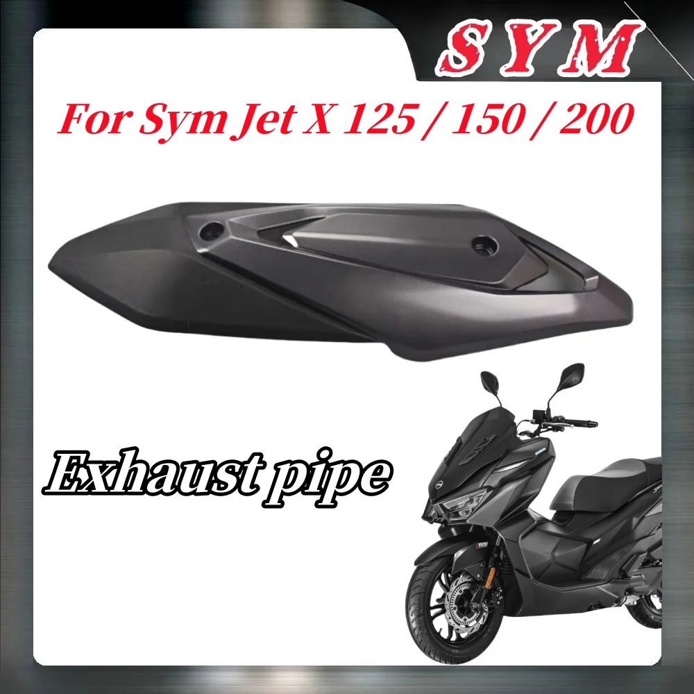 

For Sym Jet X 125 / 150 / 200 Motorcycle Exhaust Pipe Heat Protection Cover Anti-Scalding Cover Sym Jet X 125 / 150 / 200