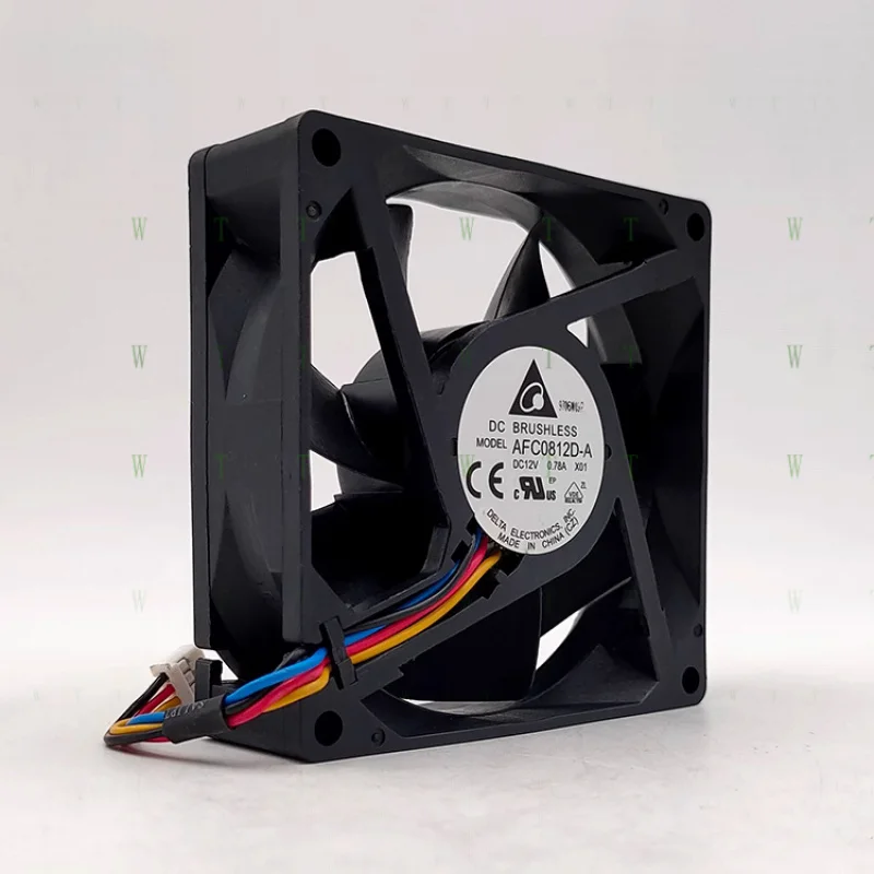 H 1 PCS for Delta Fan AFC0812D-A  DC12V 0.46A 8025 8 cm PWM 4 pin  cooling fan