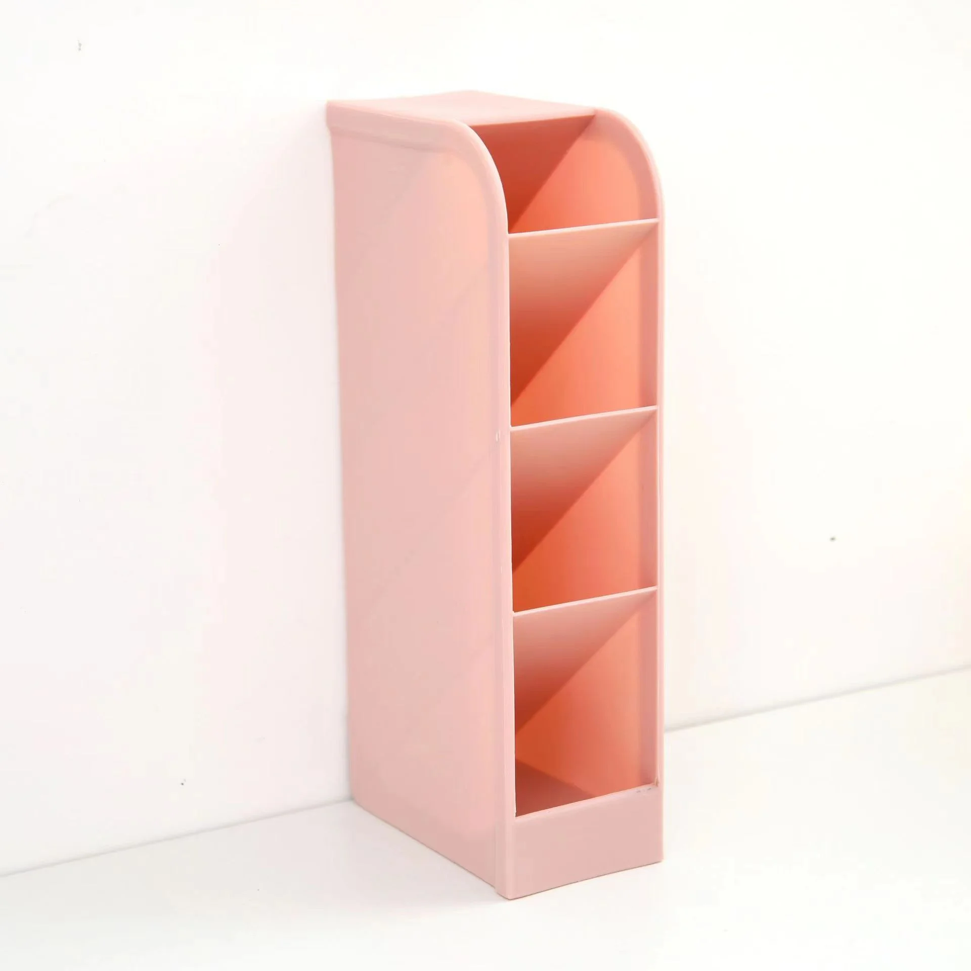 Multi-functional Stationery Storage Box Desk Multi-Layer Pen Holder Inclined Cosmetic Brush Storage Holder For Office Supplies image 5