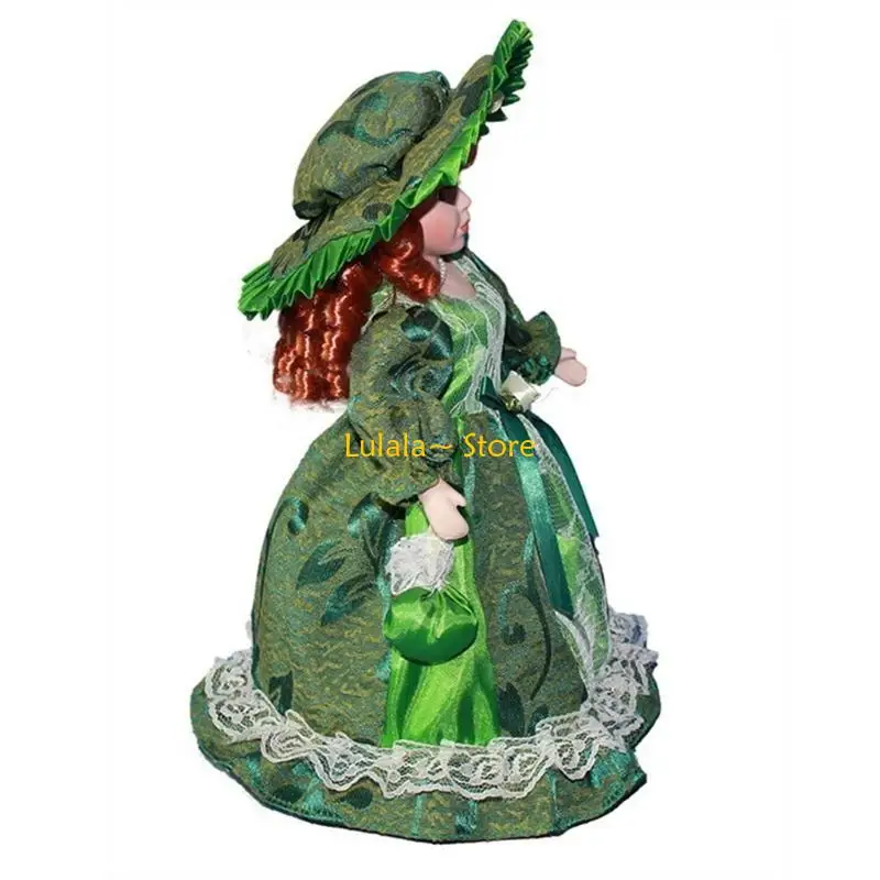 Y4qa Bambola da bambola da bambola in porcellana vestizione bambole femminile