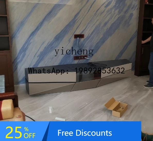 Pure Solid Wood Telescopic Projector Simple Luxury Telescopic Table TV Cabinet