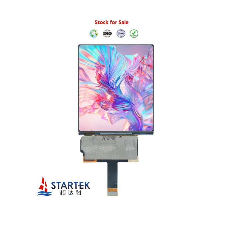 2026 3.9 Inch AMOLED Display LTPS 1080x1240 MIPI Interface with Capacitive Touch Panel