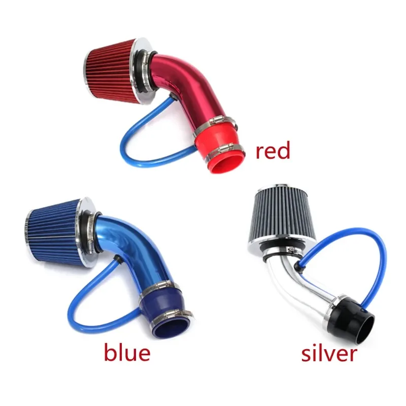 Filtro de Ar Universal para Carro JQG001A, Filtro de Admissão de Alto Fluxo, Kit de Indução de Ar Frio com Cone de Malha Esportiva, Peças Automotivas