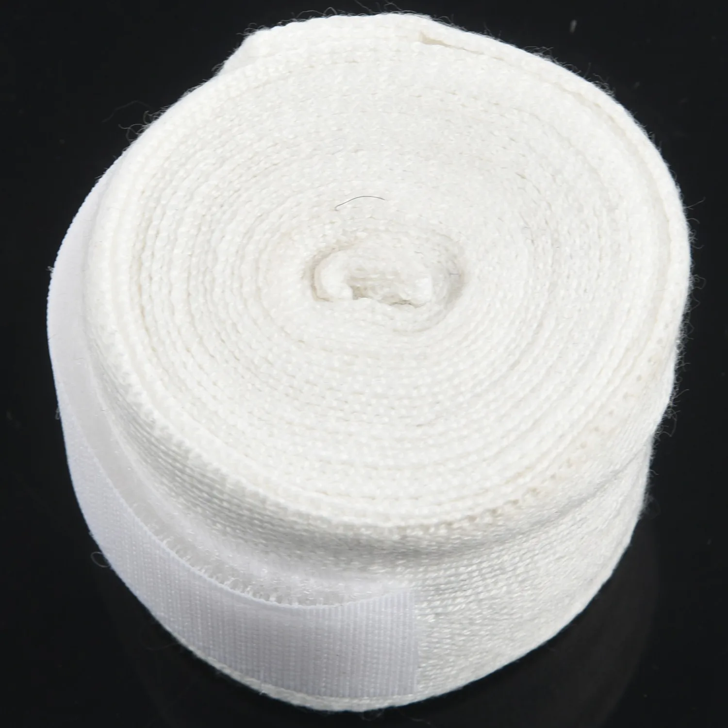 BISM, 1 шт., 2,5 м, эластичный хлопковый спортивный ремень, боксерский бандаж для санда, Муай Тай, ММА, тхэквондо, перчатки для рук, белые обертывания