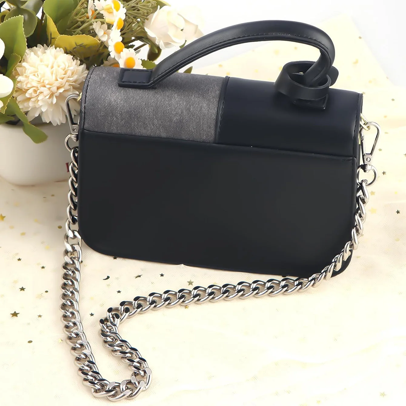 Metall-Aluminium-Taschenkette, Ersatzteile, Zubehör für handgewebte Schulterhandtasche, DIY handgefertigte abnehmbare Träger – Detail 14