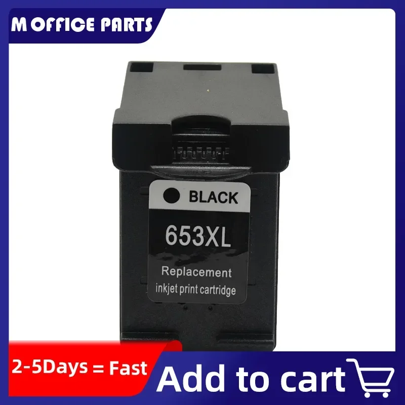 653 653XL kartrid tinta untuk HP 653 XL penggantian kartrid tinta untuk HP Deskjet 6000 6075 6475 pencetak