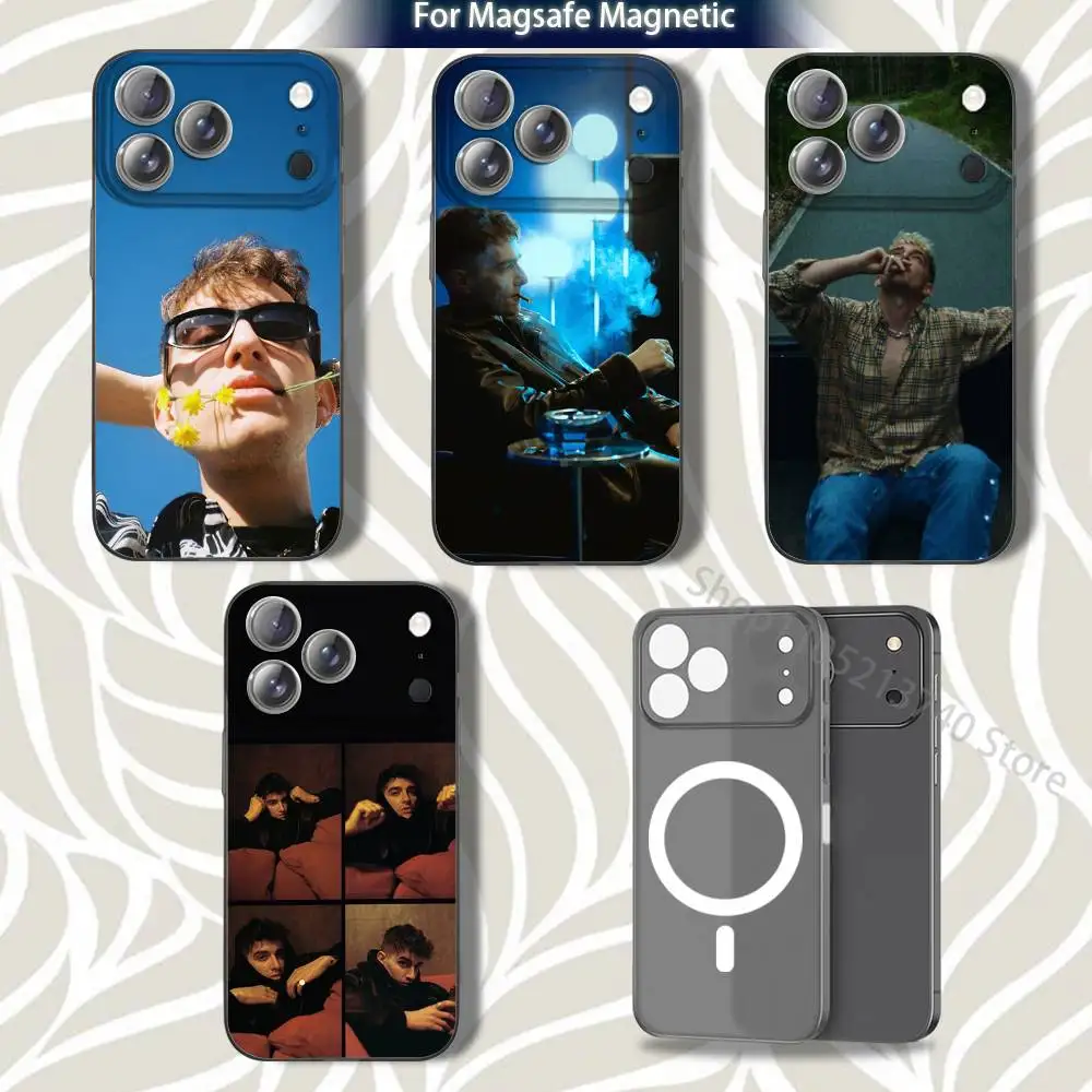 

R-Recycled J cool Phone Case For iPhone 16,14,11,17,13,15,12,Air,Plus,Pro,Max,E,Mini Frosted for MagSafe Magnetic Grey