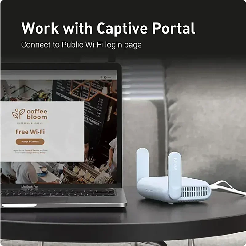 GL-MT3000 Mini Router Podróżny Nowy 5G Hardware Wireguard Client Server Gateway z Firewalliem QoS i Rozwiązaniami IoT Streaming