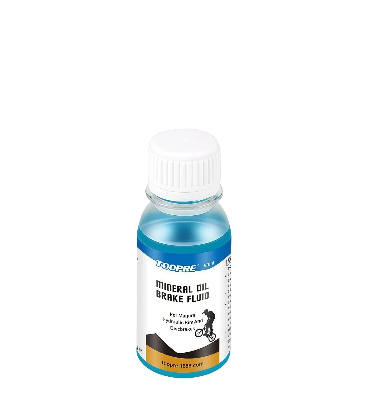 TOOPRE 60 ml Fahrrad-Hydraulikbremsflüssigkeit – Mineralöl & DOT 4/5.1 3 Formeln für SHIMANO/TEKTRO/SRAM/MAGURA, vorgemessene Flasche – Detail 3