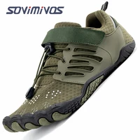 Zapatos minimalistas para hombre y mujer, calzado para correr, entrenamiento cruzado, senderismo, punta ancha, soporte para arco de agarre