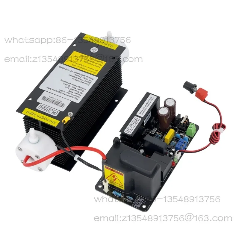 High-end 10g/h 80w 14khz Adjustable Quartz Tube air Cooling Ozone Water Generator Kit ozone appliance